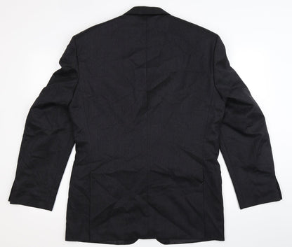 Mens UK Size 40 The Label Regular Black Suit Jacket