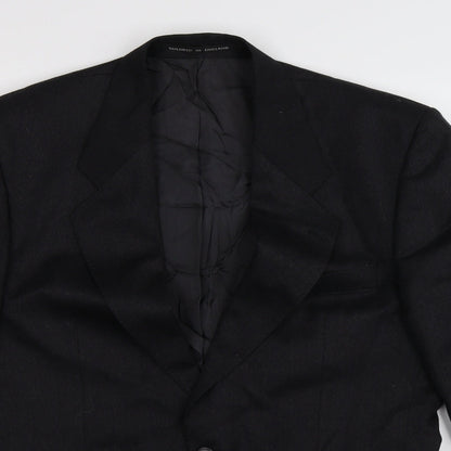 Mens UK Size 40 The Label Regular Black Suit Jacket