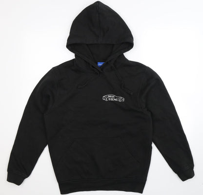 Uneek Mens Black   Pullover Hoodie Size S