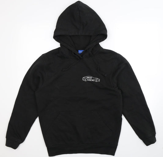 Uneek Mens Black   Pullover Hoodie Size S