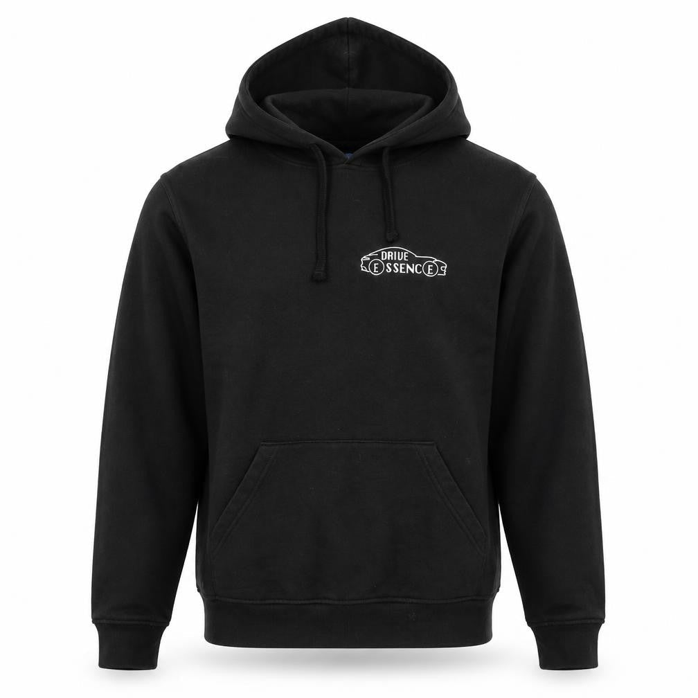 Mens UK Size S Uneek Black Pullover Hoodie