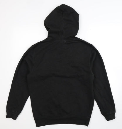 Uneek Mens Black   Pullover Hoodie Size S