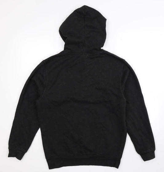 Uneek Mens Black   Pullover Hoodie Size S
