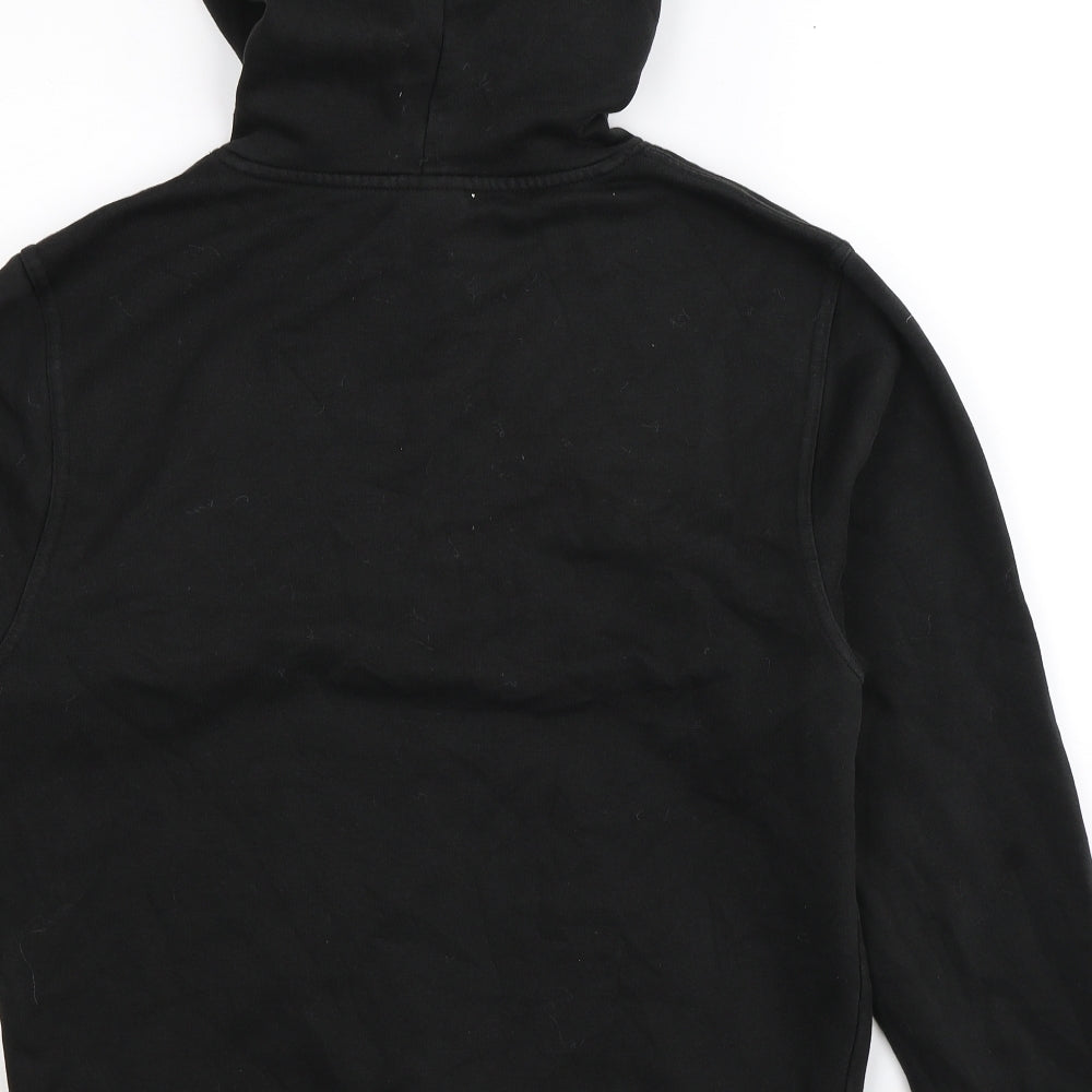 Uneek Mens Black   Pullover Hoodie Size S