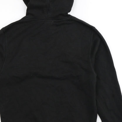 Uneek Mens Black   Pullover Hoodie Size S