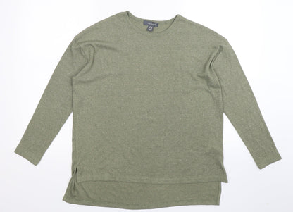 Primark Womens Green  Knit Pullover Jumper Size 8  - Oversized