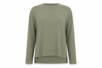 Primark Womens Green  Knit Pullover Jumper Size 8  - Oversized