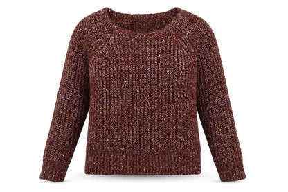 M&Co Womens Brown  Knit Pullover Jumper Size M
