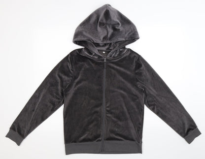 Debenhams Womens Grey   Full Zip Hoodie Size 8