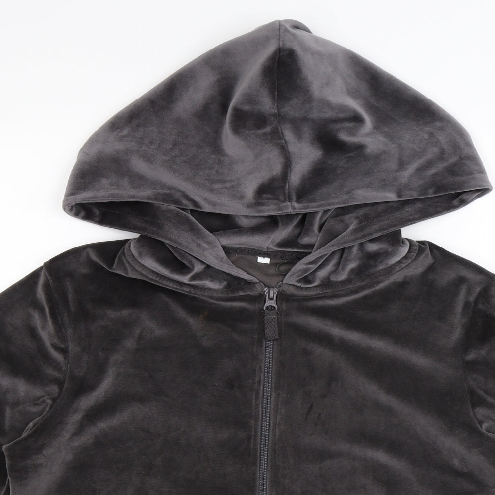 Debenhams Womens Grey   Full Zip Hoodie Size 8