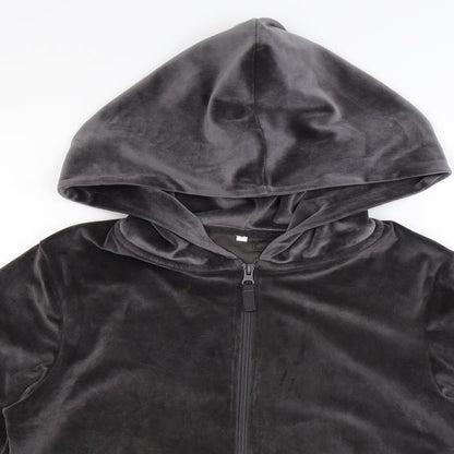 Debenhams Womens Grey   Full Zip Hoodie Size 8