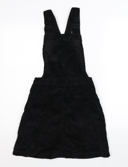 BDG Womens Black  Corduroy Pinafore/Dungaree Dress  Size 2XS