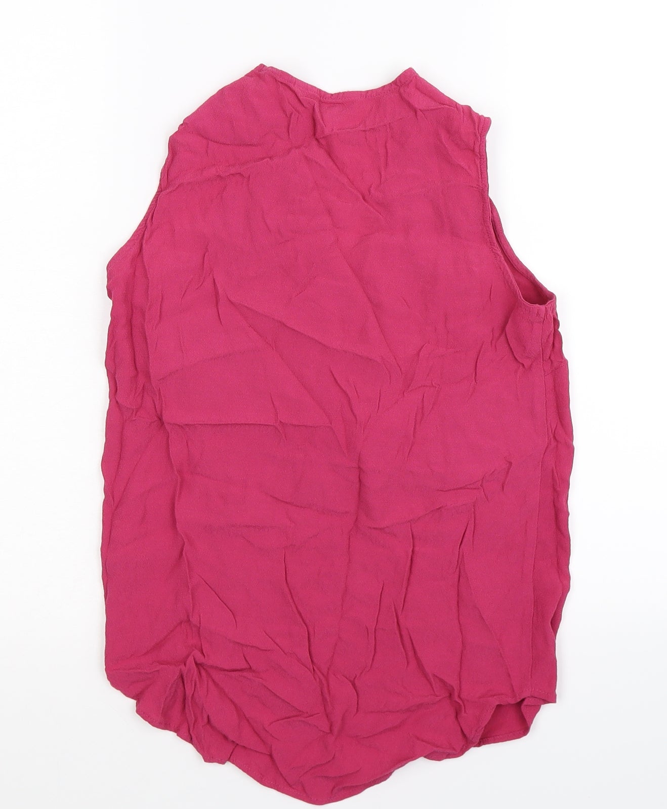 Womens UK Size 8 NEXT Pink Basic Tank