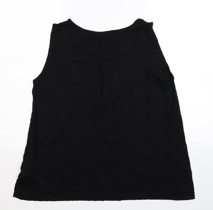 Body Flirt Womens Black   Basic Tank Size 18