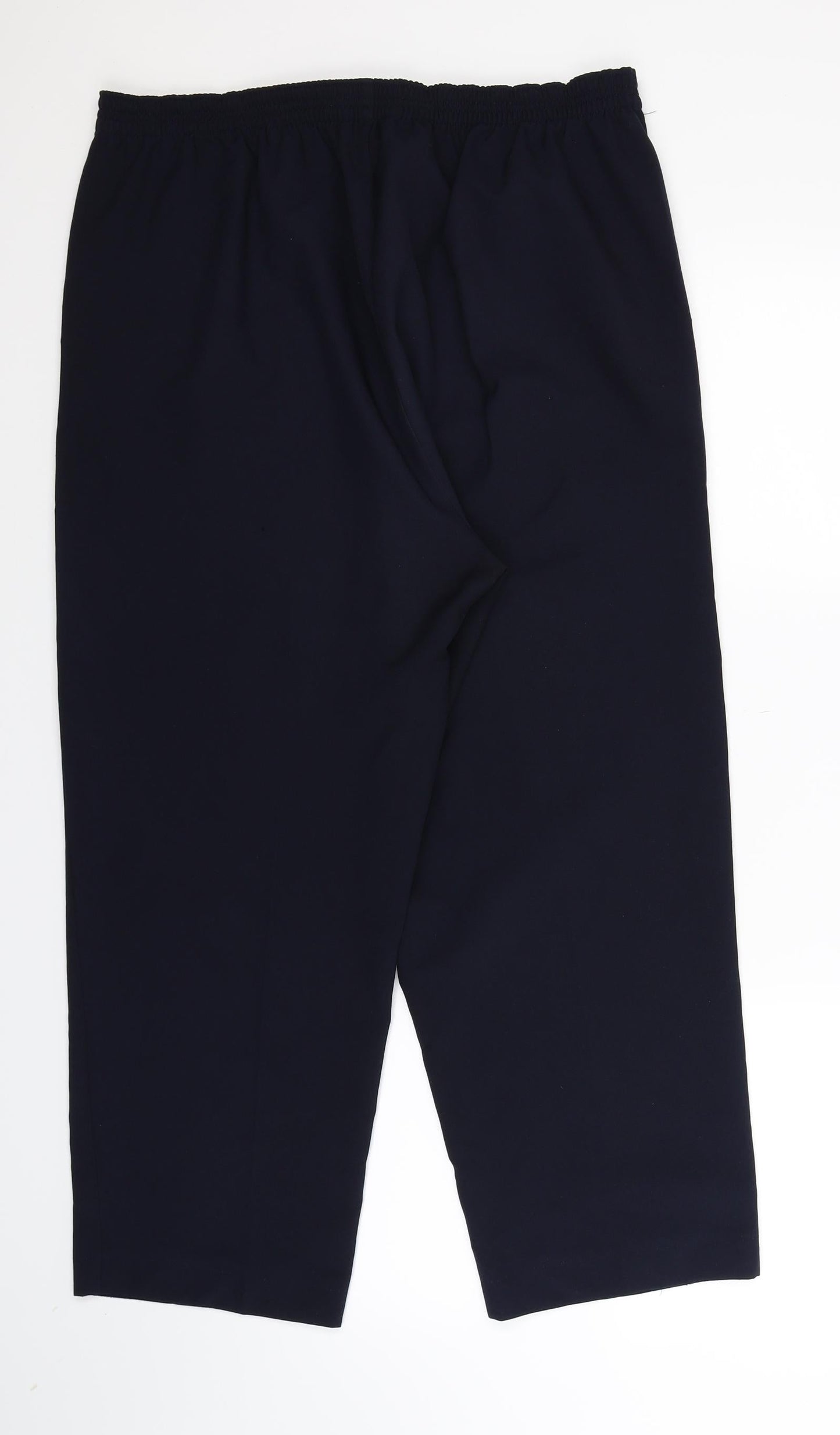 Womens UK Size 14 BM Regular Fit  Blue Trousers