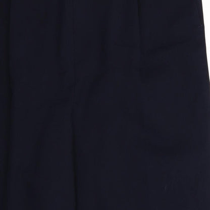 Womens UK Size 14 BM Regular Fit  Blue Trousers