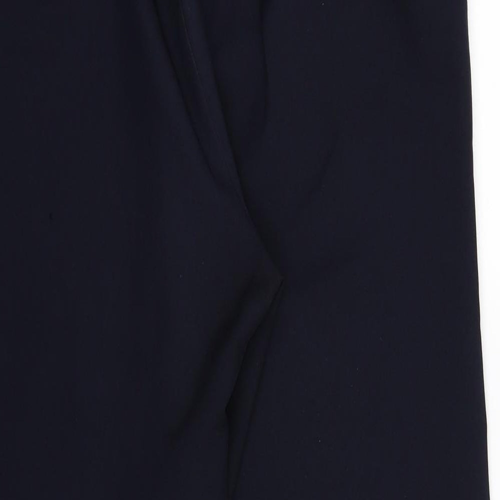 Womens UK Size 14 BM Regular Fit  Blue Trousers