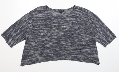 Saloos Womens Blue   Pullover Jumper Size 16  - Crop