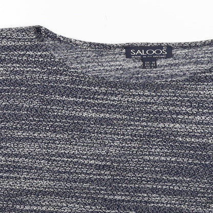 Saloos Womens Blue   Pullover Jumper Size 16  - Crop