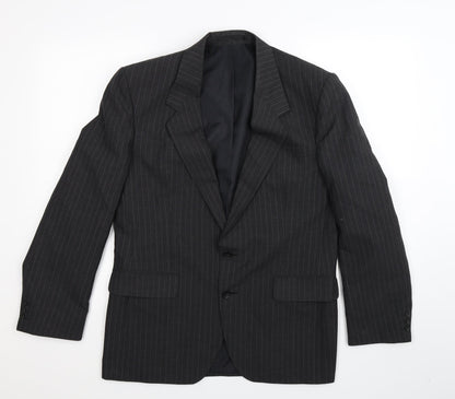 Mens UK Size 40 House of Fraser Regular Black Suit Jacket