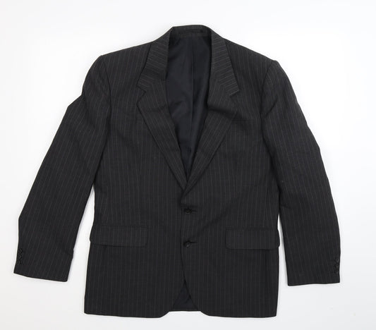 Mens UK Size 40 House of Fraser Regular Black Suit Jacket