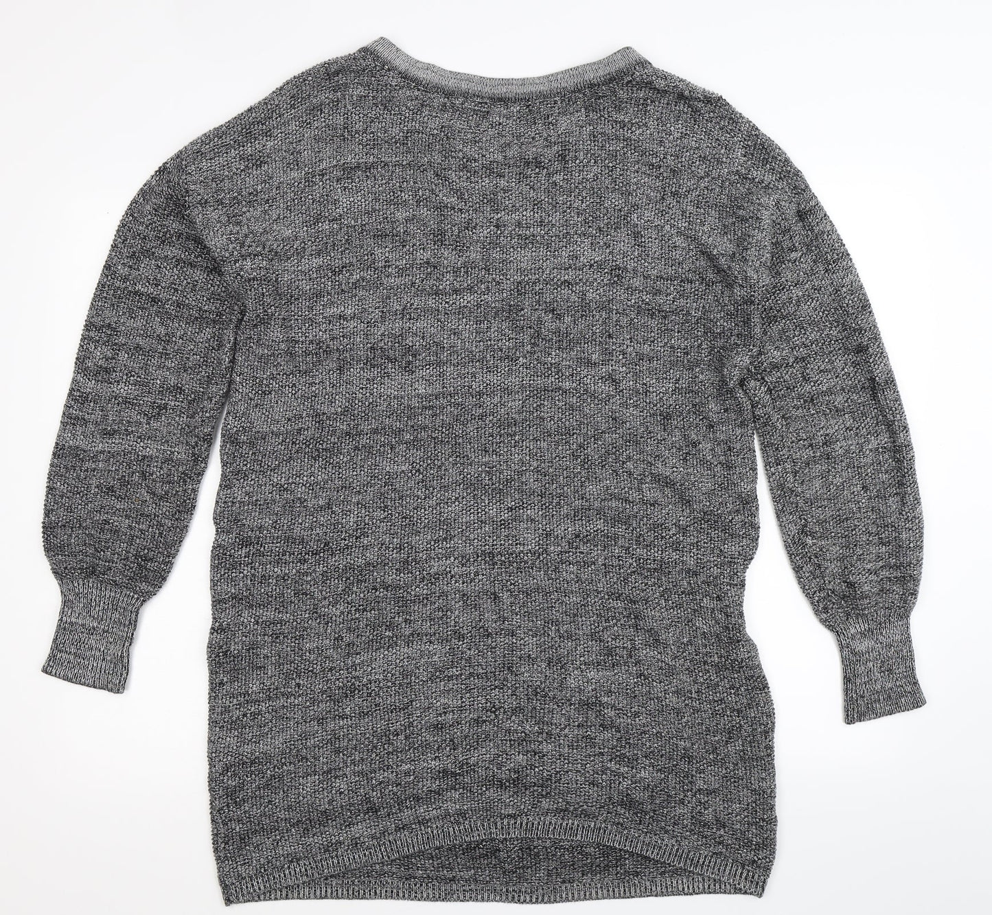 Betty Jackson Womens Grey  Knit Pullover Jumper Size 14  - Oversized