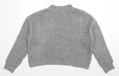 Primark Womens Grey  Knit Pullover Jumper Size 20