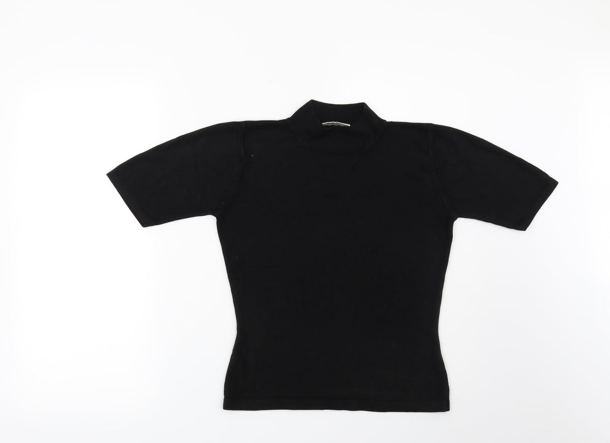 BHS Womens Black   Pullover Jumper Size 10