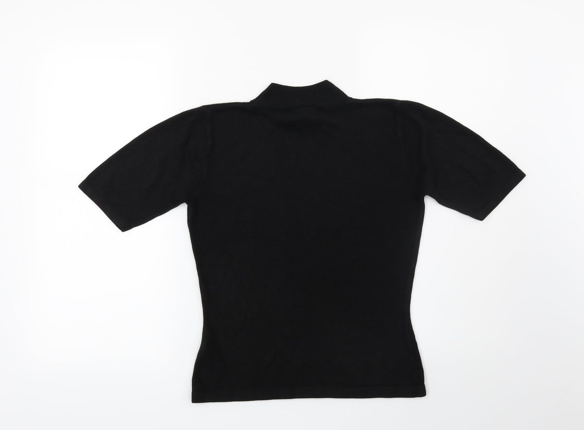 BHS Womens Black   Pullover Jumper Size 10