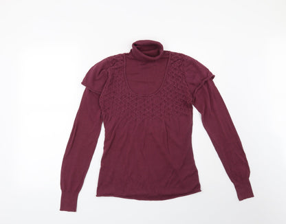 Monsoon Womens Red   Pullover Jumper Size 8
