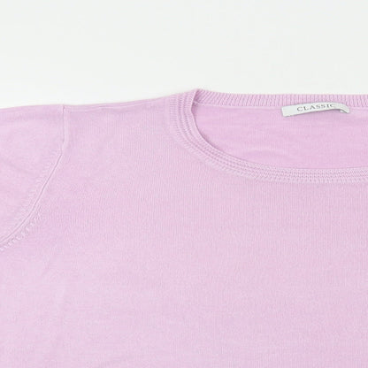 Marks & Spencer Womens Purple   Pullover Jumper Size 18