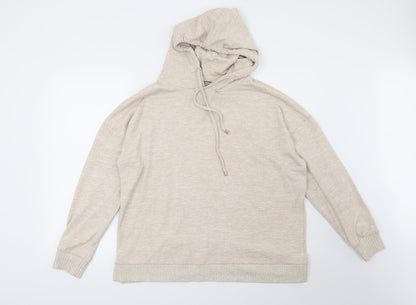 Nutmeg Womens Beige   Pullover Hoodie Size 14