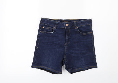 F&F Womens Blue   Cut-Off Shorts Size 8