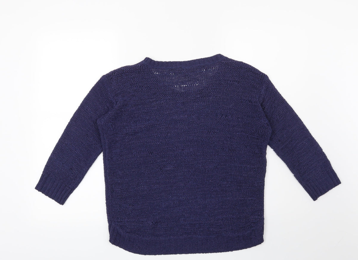 H&M Womens Blue   Pullover Jumper Size S