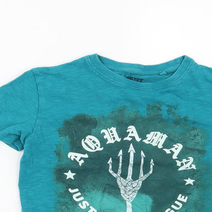 NEXT Boys Blue   Basic T-Shirt Size 6 Years  - Justice League