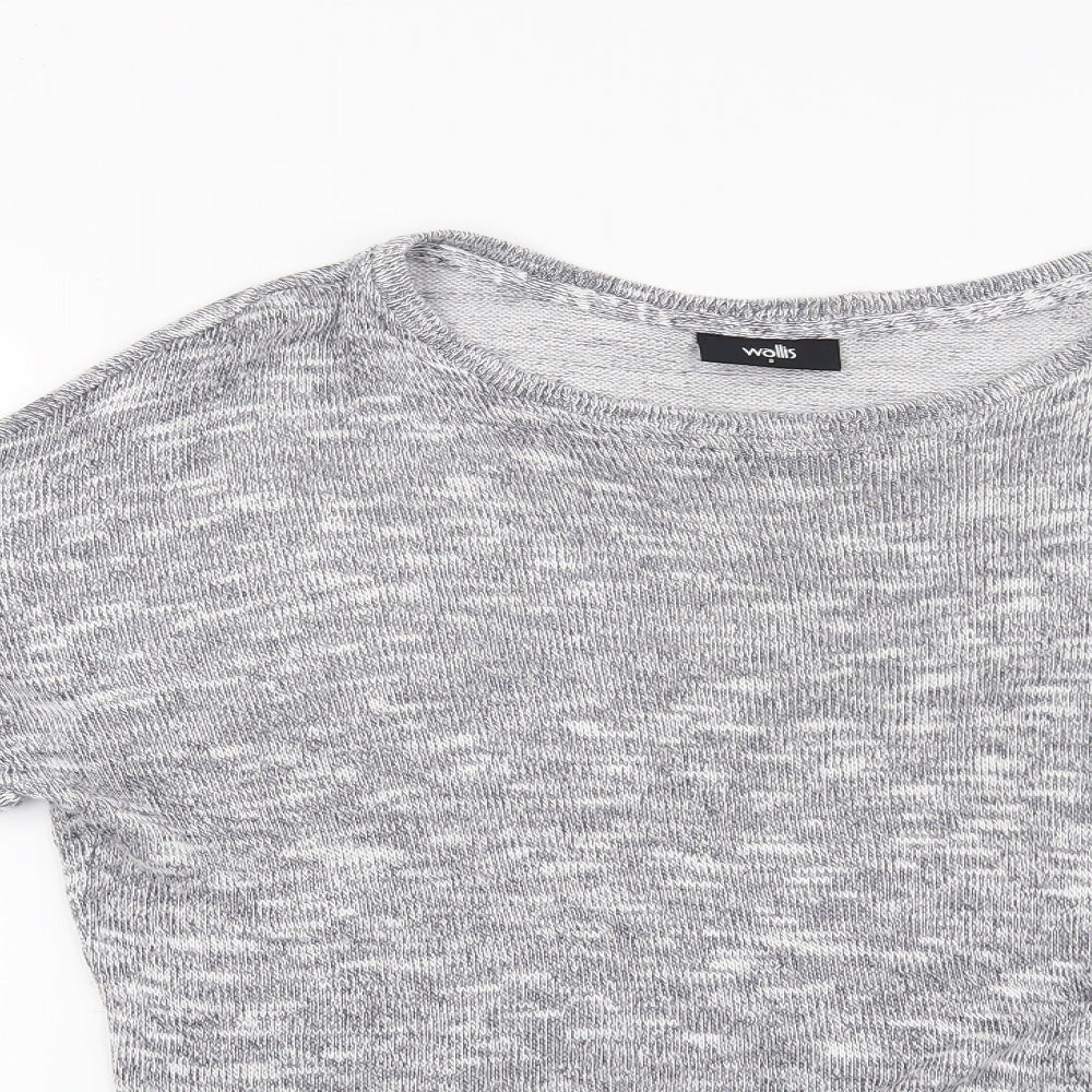 Wallis Womens Grey   Pullover Jumper Size S