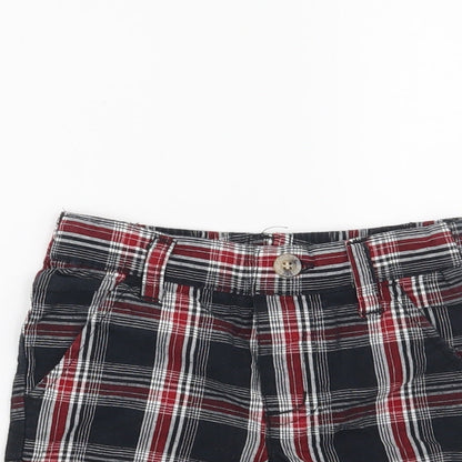 Joseph Abboud Boys Black Check  Bermuda Shorts Size 2 Years