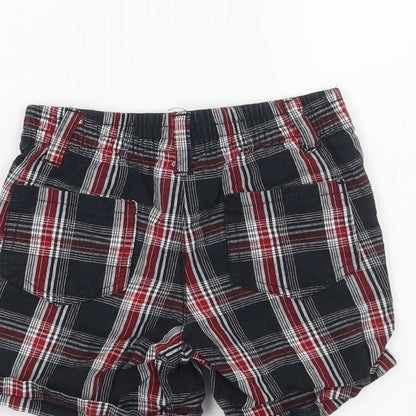 Joseph Abboud Boys Black Check  Bermuda Shorts Size 2 Years