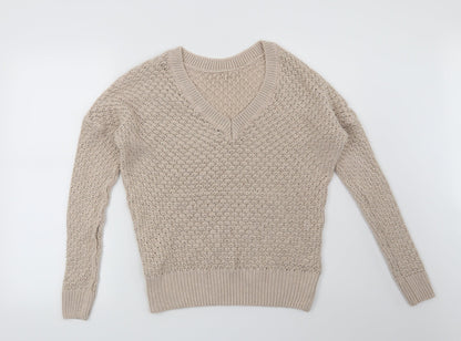NEXT Womens Beige   Pullover Jumper Size S