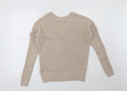 NEXT Womens Beige   Pullover Jumper Size S