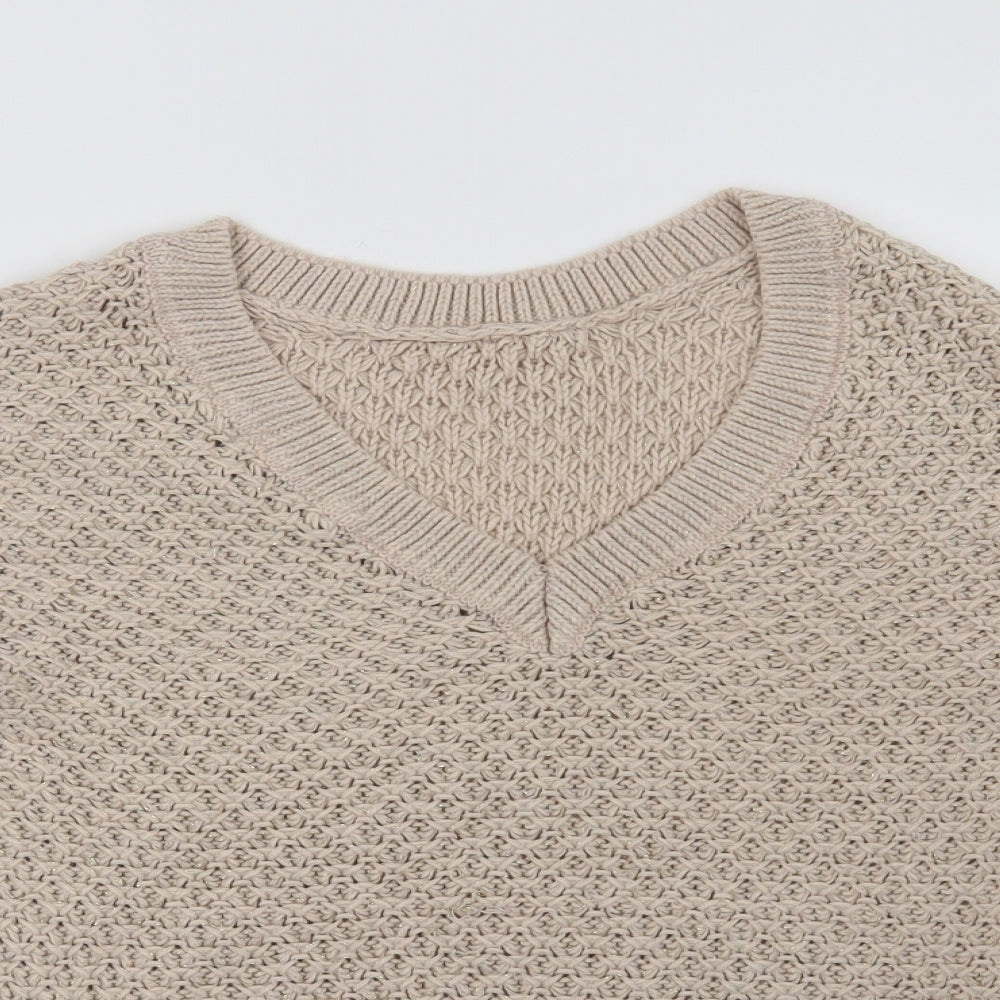 NEXT Womens Beige   Pullover Jumper Size S