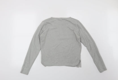 New Look Womens Grey   Pullover Sweatshirt Size 8