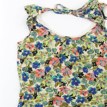 Womens UK Size 8 Dorothy Perkins Green Basic Blouse