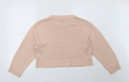 New Look Womens Pink   Pullover Jumper Size M
