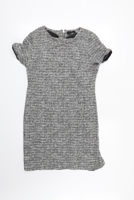 New Look Womens Black Geometric  Shift  Size 10