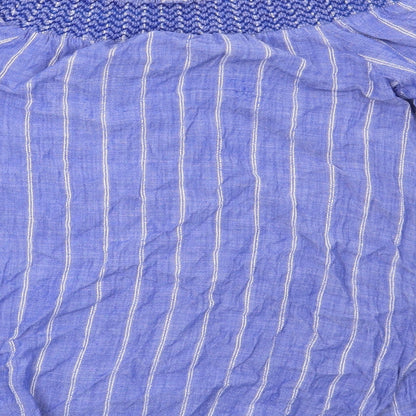 Womens UK Size 12 NEXT Blue Basic Blouse