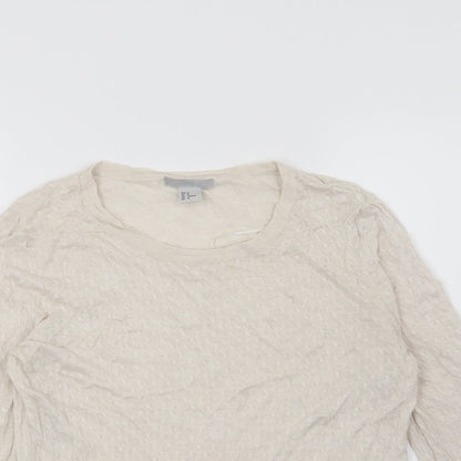 H&M Womens Beige   Pullover Jumper Size M