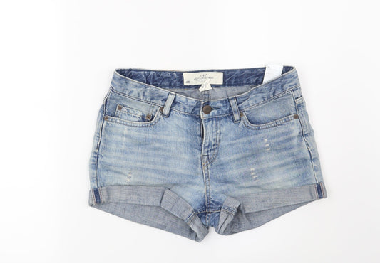 H&M Womens Blue   Cut-Off Shorts Size 30 in