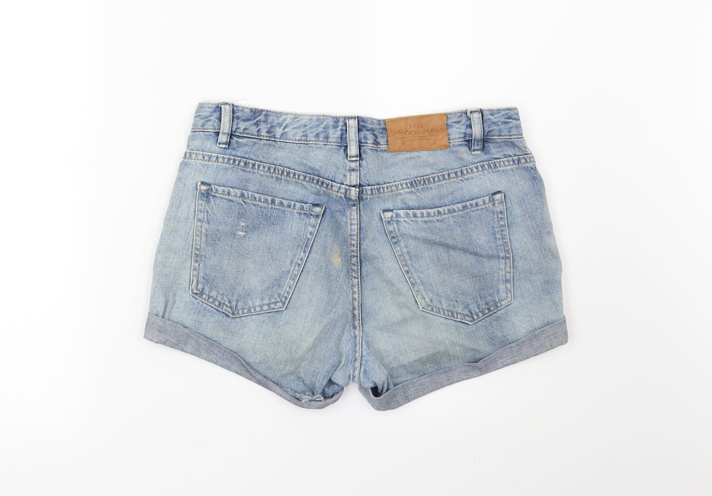 H&M Womens Blue   Cut-Off Shorts Size 30 in