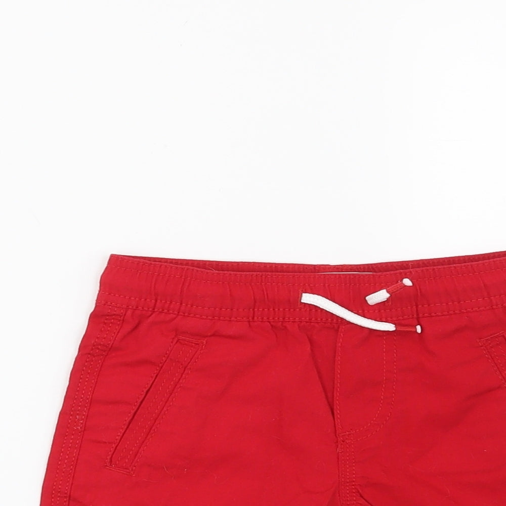 DENIM CO Boys Red   Chino Shorts Size 2-3 Years